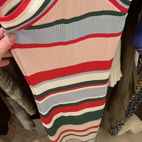 Ted Baker striped bodycon dress candy cane 0 - Picture 4 of 4